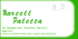 marcell paletta business card
